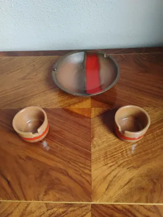 Ceniceros de cerámica y cristal