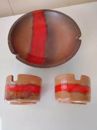 Ceniceros de cerámica y cristal