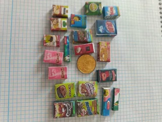 Miniaturas de comida para casas de muñecas