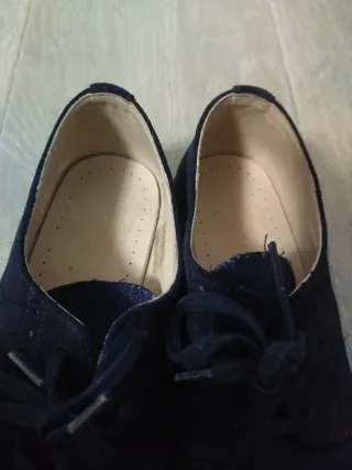 Zapatos de vestir niño azul marino