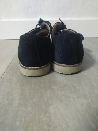 Zapatos de vestir niño azul marino