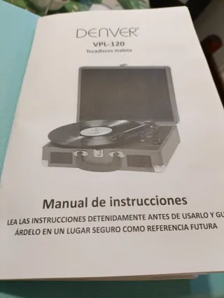 Tocadiscos Denver VPL-120 Portátil Maleta