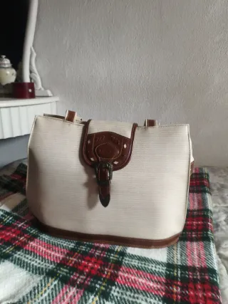 Bolso Beige y Marrón