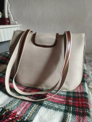 Bolso Beige y Marrón