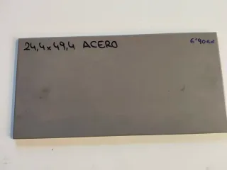 Placa Porcelánico Gris Acero 24,4x49,4