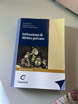 Istituzioni di Diritto Privato - Giappichelli