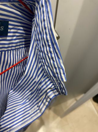 Camisa Polo Ralph Lauren Rayas Azul y Blanco