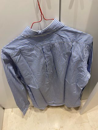 Camisa Polo Ralph Lauren Rayas Azul y Blanco