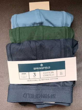 Boxers Springfield S Algodão Stretch Pack 3