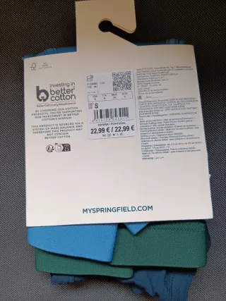 Boxers Springfield S Algodão Stretch Pack 3