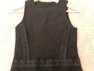 Vestido Zara Negro Talla S