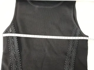 Vestido Zara Negro Talla S