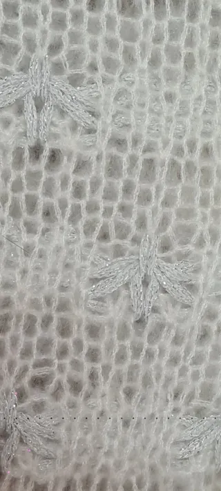 Jersey Tintoretto Hilo Plata Blanco