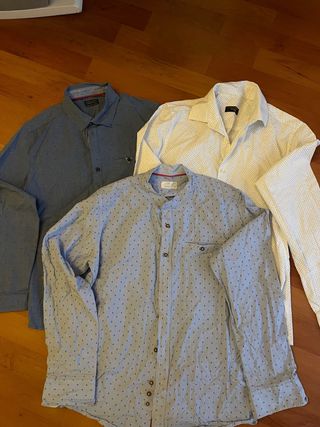Lote 3 Camisas Hombre Talla XS en perfecto estado
