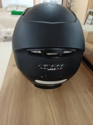 Casco Moto Astone Talla M Negro