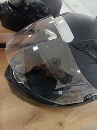 Casco Moto Astone Talla M Negro