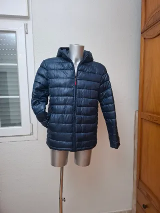 Chaqueta acolchada azul hombre