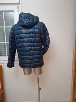 Chaqueta acolchada azul hombre