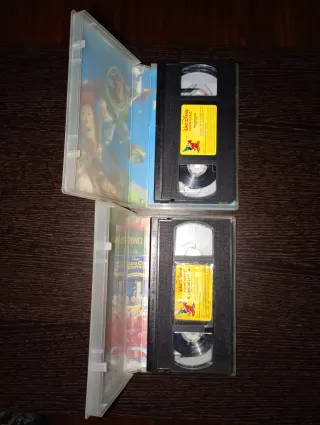 4 Películas Disney VHS Clásicos (Español)