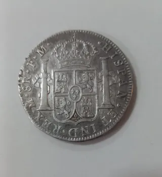 Moneda 8 Reales Carlos III 1792