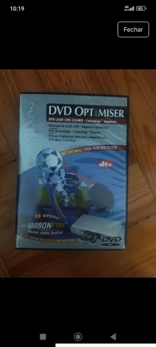 DVD OPTIMISER Limpa Lentes