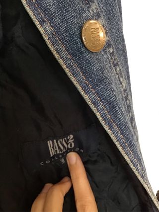 Chaquetón vaquero forrado largo T38