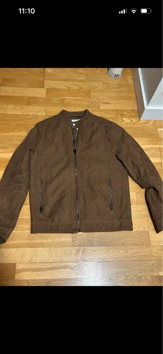 Cazadora hombre marrón