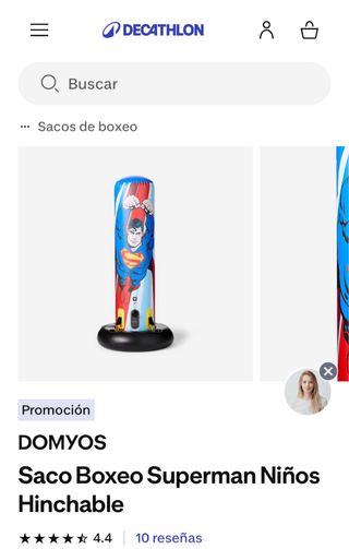 Saco de boxeo infantil Batman