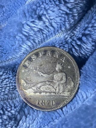 Lote 3 monedas antiguas España 2 Pesetas