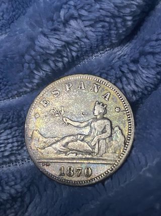 Lote 3 monedas antiguas España 2 Pesetas