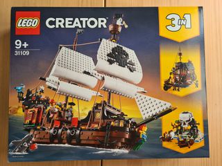 LEGO 31109 Creator 3+1 Barco Pirata, Taberna, Isla