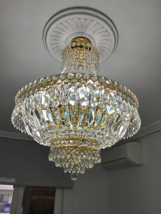 Araña de cristal Bohemia 8 luces