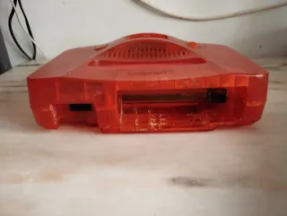Nintendo 64 Naranja Transparente