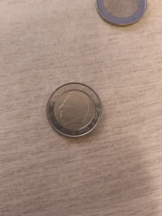 Monedas 2 Euros Bélgica 2002, 2004,2006, 2007