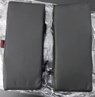 Almohadillas Reposabrazos Negro (2 unidades)