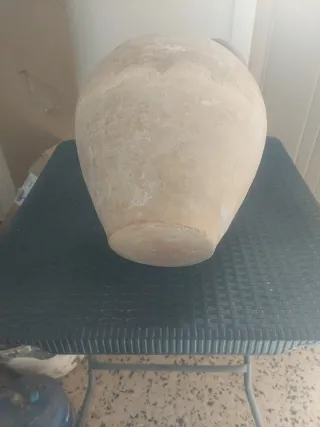 40cm de altura  Cántaro antiguo de barro