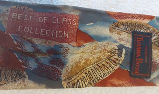 Cravatta Tiziana Bossi fantasia geometrica