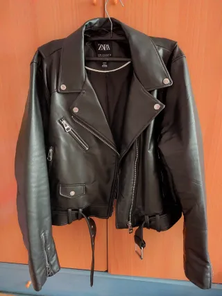 Chaqueta Cuero Zara XXL