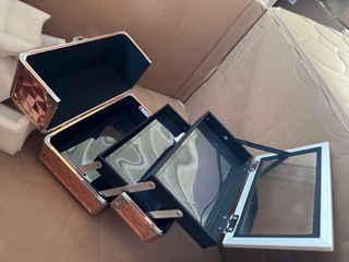 Valigetta Trucco Nera e Oro