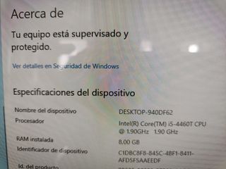 Ordenador todo en uno marca HP