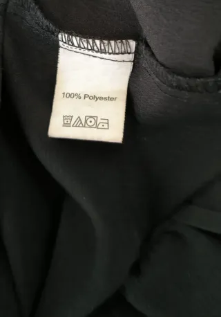 Blusa negra con encaje Shein Curve