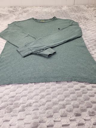 Polo Ralph Lauren Camiseta Manga Larga Verde T.M