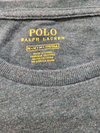 Polo Ralph Lauren Camiseta Manga Larga Verde T.M
