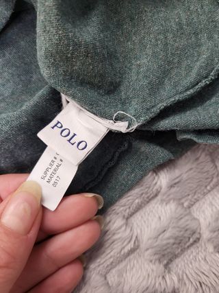 Polo Ralph Lauren Camiseta Manga Larga Verde T.M