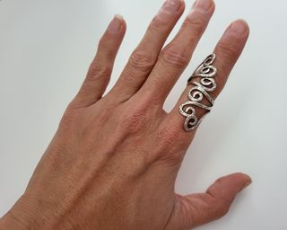 Anillo Arabesque Plata Ajustable