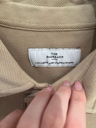 Camisa The Brubaker Beige Hombre