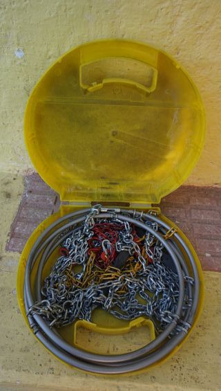 Cadenas nieve parasol coche, pulpos leer ver fotos