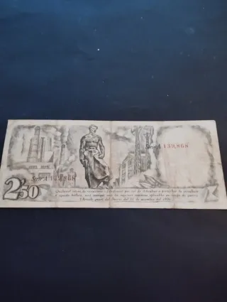 Billete espanol antiguo.