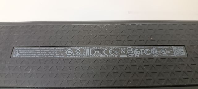 Dock HP ZBook Thunderbolt 3