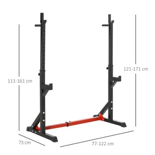 Soporte Ajustable para Barras de Pesas  121-171cm